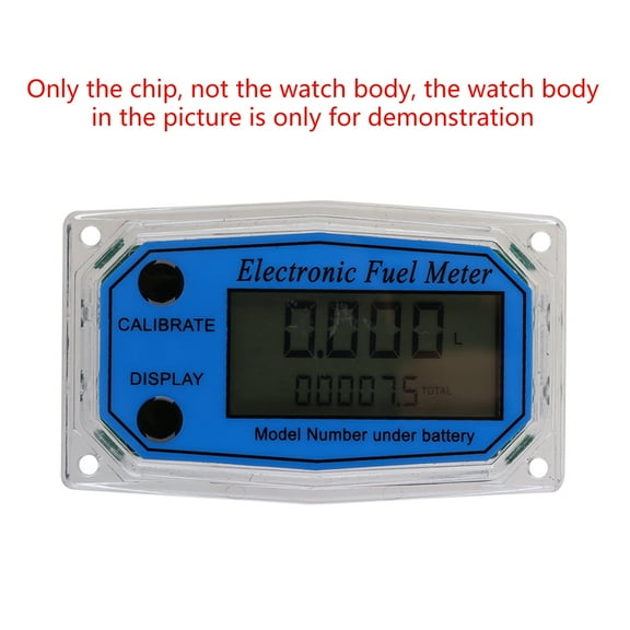 Gieenan Flow Meter Electronic Digital Flow-Meter Meter Display chip /Accessory/ Liquid Water Die sel Gasoline Methan