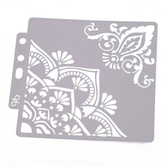 Gieenan Flower Corner Stencils Template Painting Scrapbooking Embossing Stamping Album C