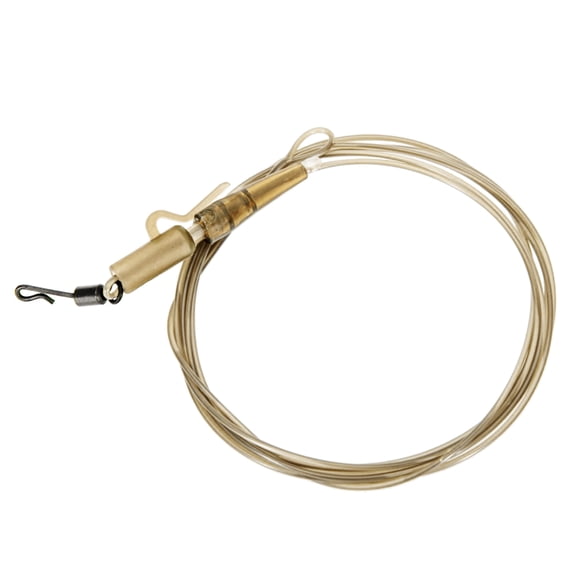 Gieenan Fluorocarbon Wire Leader Line with Swivels Fishing Replace Supplies Tear Resist