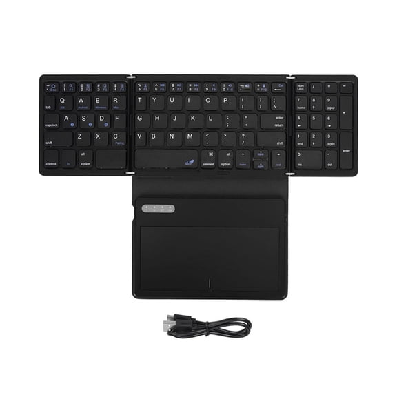 Gieenan Foldable Keyboard with Touchpad Numpad for Freely Device Switching