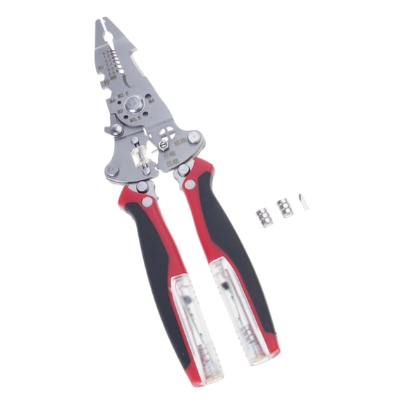 Gieenan Foldable Wire Strippers with Electricity Measurement Function 16 in 1 Wire Stripping Pliers for Cutting Pulling Wires