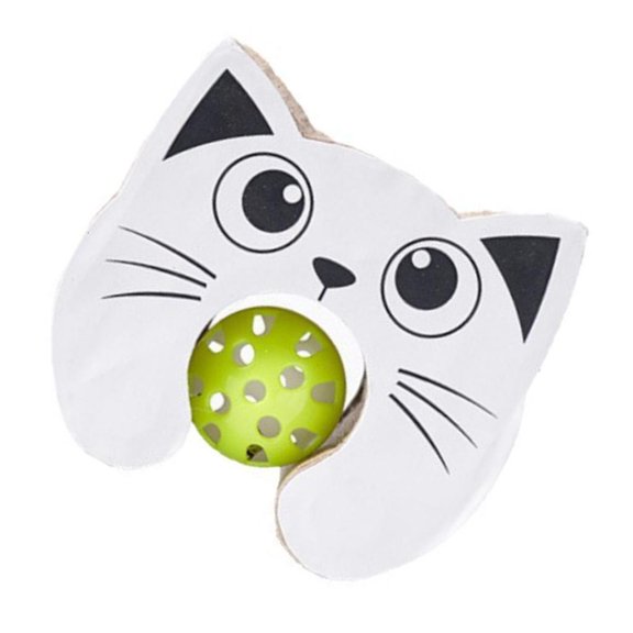 Gieenan Folding Cats Scratcher Toy With Bells For Scratching Playing And Exercise