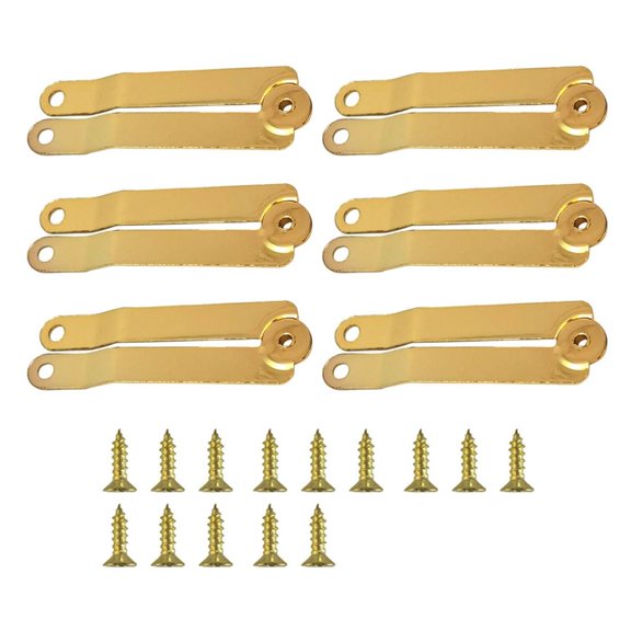 Gieenan Gold Metal Hinges Functional Support Hinges for Crafting Jewelry Boxes