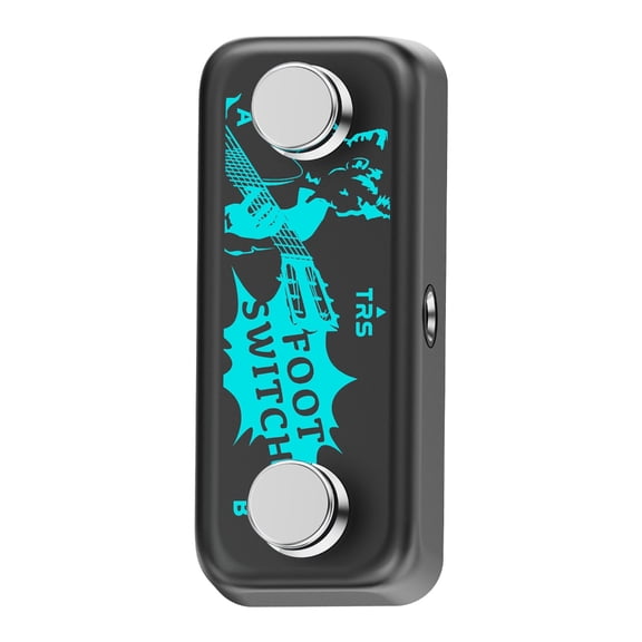 Gieenan Guitar Effect Pedal Switcher Guitar Pedal Double Foot Switch Pedal Footswitch