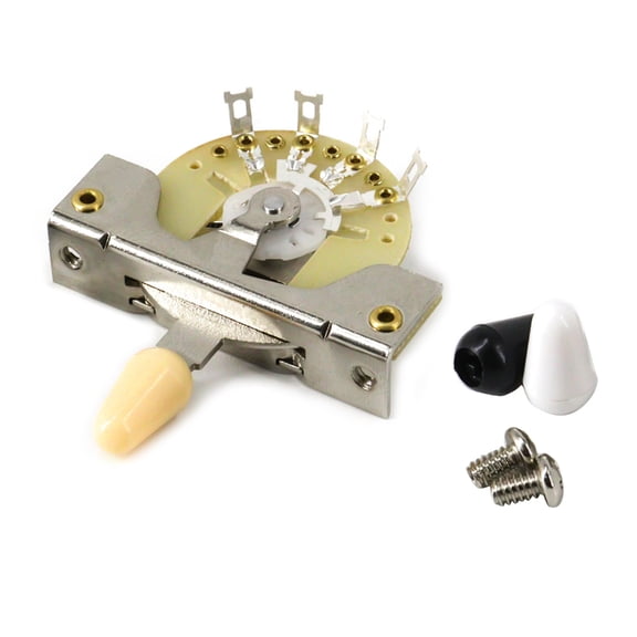 Gieenan Guitar Pickup Selector Switch for Guitar with 3 Plastic Tip Heavy Duty 3 Way Switch Electric Guitar Pickup Lever Switch