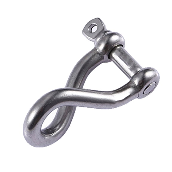 Gieenan Heavy Duty Marine Shackles Stainless Steel Screw Pin Small Twist Shackle Connector for Connecting Chain and Rope