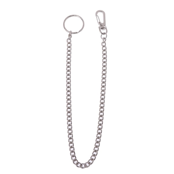 Gieenan Hip Hop Rock Pants Chain DIY Motorcycle Jean Gothic Rock Metal Long for Key Chai