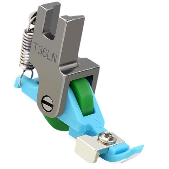 Gieenan Industrial Plastic Presser Foot for Flatbed Machines Extended Base Cloth Control Sturdy Sewing Solution