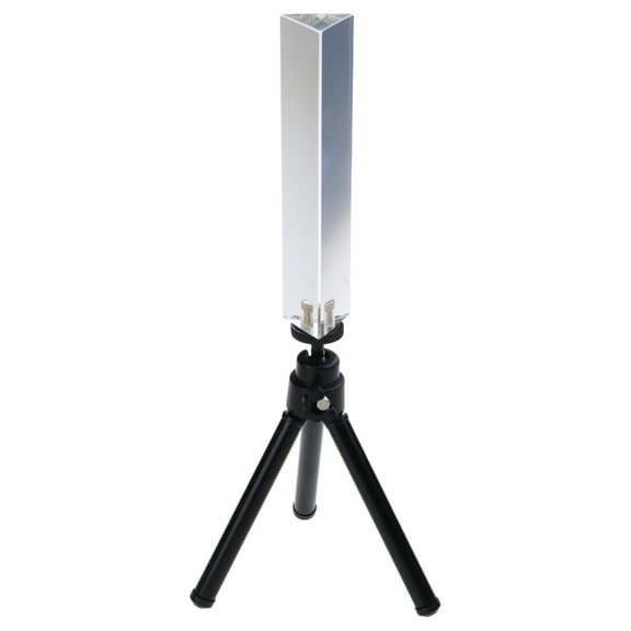 Gieenan K9 Optical Glass Triangular Prism Stand Photography Triangular Prism 1/4 Thread