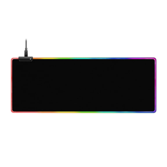 Gieenan LED Gaming Mouse Pad Large Glowing LED Mousepad Antislip Rubber Base Computer Keyboard Desk Mouse Mat for Gaming