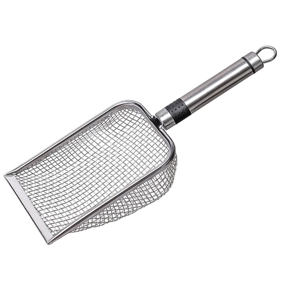 Gieenan Large Cat Litter Scoops Metal Scoops for Kitten Litter Box Hollow Poop Sifter