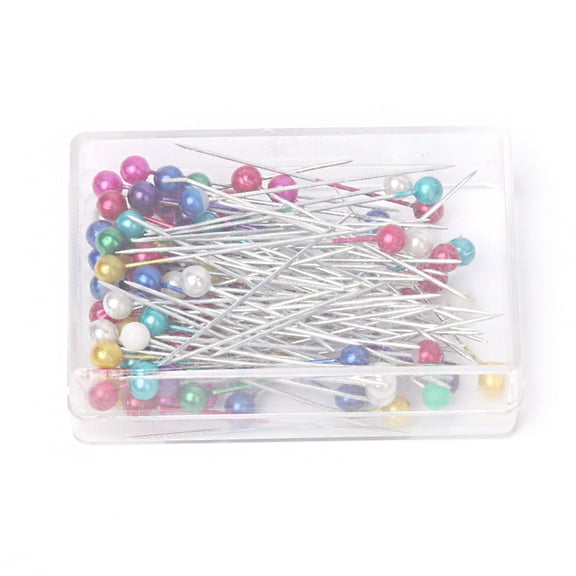 Gieenan Location Pins 100 Pcs Round for Head with Storage Box Push Pins Accessories Supp