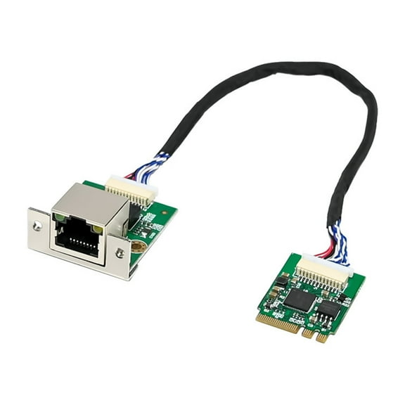 Gieenan M.2 A+E Key 2.5Gbps Ethernet Networking Card Controller 2.5Gbps/1000/100Mbps Heat Management 2.5GBASE-T Networking Adapter