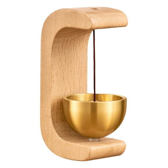 Gieenan Magnetic Shopkeepers Bells Wood Doorbell Wind Chime for Refrigerator Room Porch Garden and Backyard Indoor Outdoor Decors