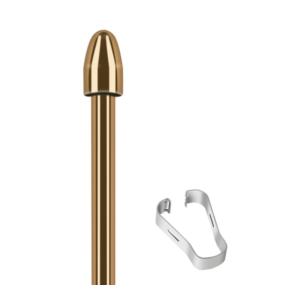 Gieenan Metal Conical Gold Refill with Clip for Remarkable Scribe Write Styluses Pen Easy Carry, Smooth Writing Experience