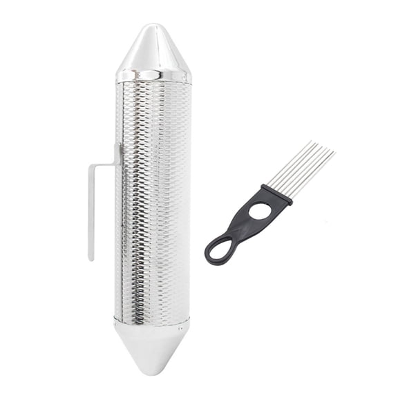Gieenan Metal Guiro Shaker Percussion Guiro Instrument with Scraper Percussion Instrument Band Accompaniment Guiro Enduring