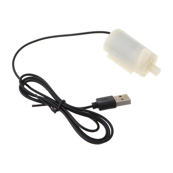 Gieenan Micro Submersible Water Pump with Power Cord Fish Tanks Aquarium Mini Fountain Pump USB Powered Mini Motor Water Pump