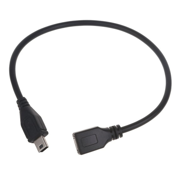 Gieenan Micro USB Female to Mini USB Male Extension Cable Charging Cable Data Sync Cord