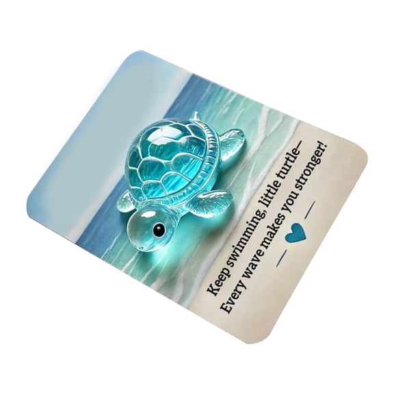 Gieenan Miniature Resin Tortoises Figure Tiny Resin Figurine for Home Decoration Kids Birthday Party Favors Wedding