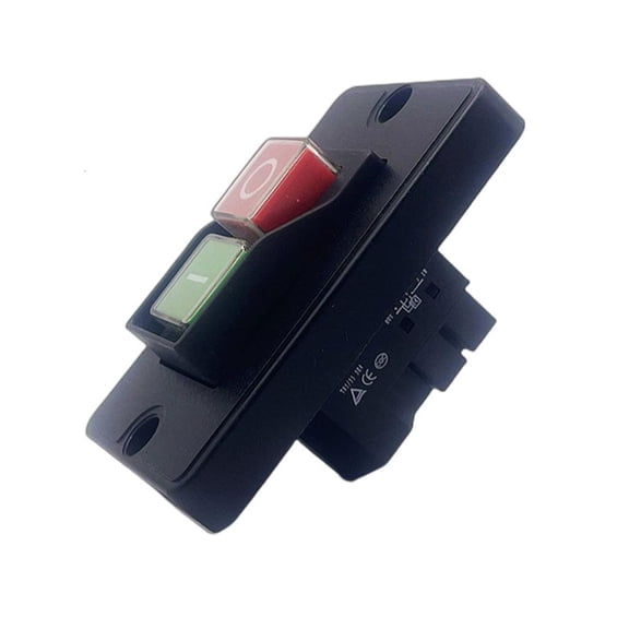 Gieenan Motor Start Stop Switches Waterproof Control Button 250V/16A Push Button Switches Self Locking Shut Button for Slicers