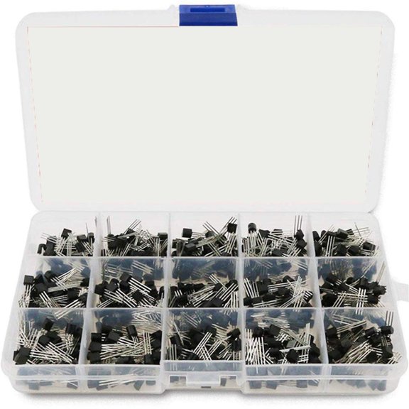 Gieenan Multipurpose Transistor Assorted Box 675Pcs 2N222-S9018 NPN Electronics