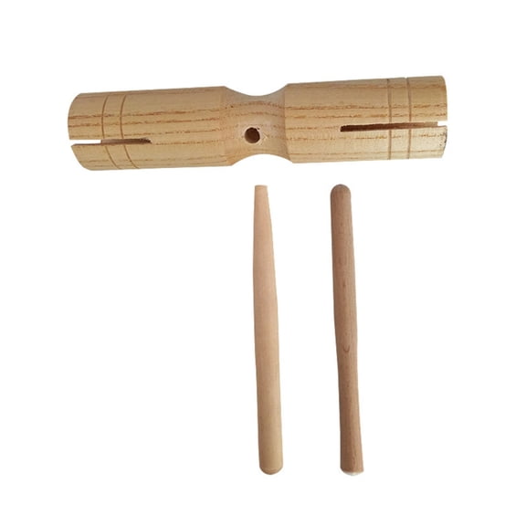 Gieenan Musical Tone Block Wood Percussion Blocks Profession Block Handheld Wood Blocks