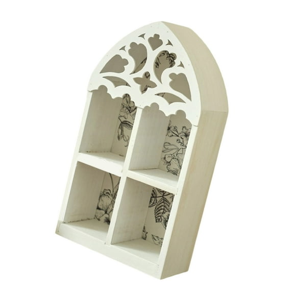 Gieenan Ornate Precise Engraveds Floating Shelf Mysterious Space Gate Inspireds MultiTier Display For Altar Decorations