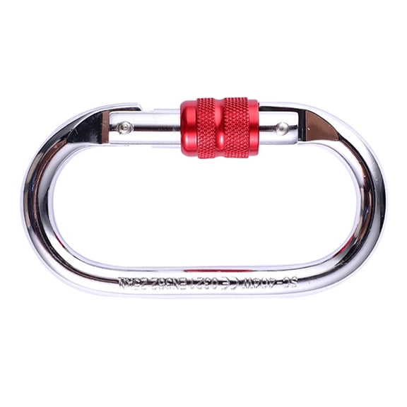 Gieenan Oval Screw Gate Locking Carabiner for Riggings, Rope, Hammocks Easy to Use