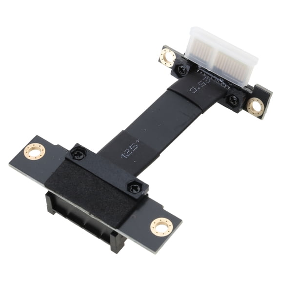 Gieenan PCIE X1 Riser Cable Dual 90 Degree Angle PCIe 3.0 X1 X1 Extension Cable 8Gb/s