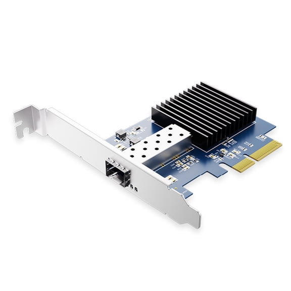 Gieenan PCIe3.0 4x 10G Networking Adapter Fiber Port Stable Data Transmission Metal Body
