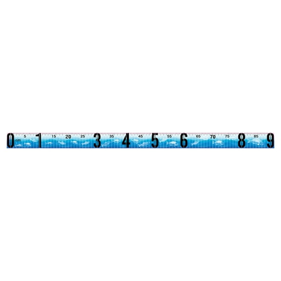 Gieenan Portable Fish Measuring Ruler Waterproofs Foldable Fish Ruler Measurement Tool