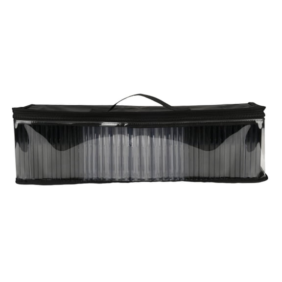 Gieenan Portable Heavy Duty Oxfords Fabric CDs Holder Pouch With Secure Zippered and Handle Portable Storage Bag for 50 CDs Case