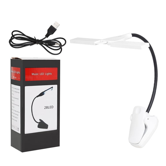 Gieenan Portable LED Music Stand Light Flexible Clip on Piano Lights Easy to Carry