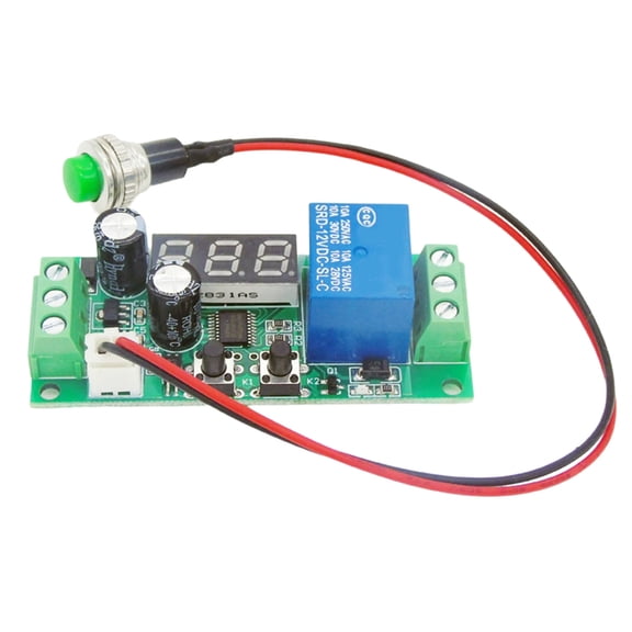 Gieenan Programmable Time Delay Relays Switches With Photoelectric Isolation 10A Load Capacity Compatible PLC Signal And Button Triggering