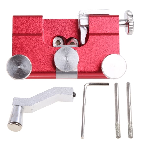 Gieenan Quick Sharpening Chainsaw Sharpener Aluminum Alloy Durable Sharpener File Table