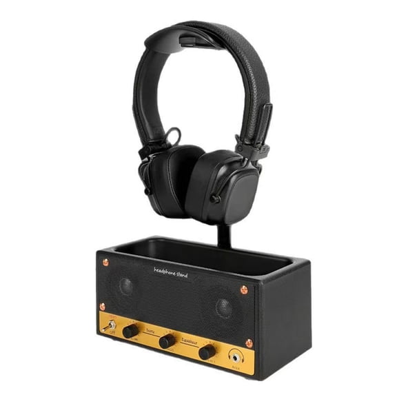 Gieenan Retro Design Desktop Organizers Box With Headphone Holder And User friendly Materials