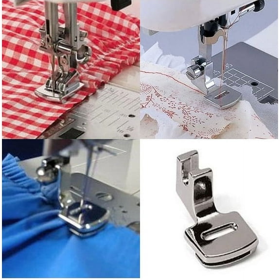 Gieenan Ruffler Hem Presser Foot For Home Sewing Machine for Brother Singer Janome Kenmo