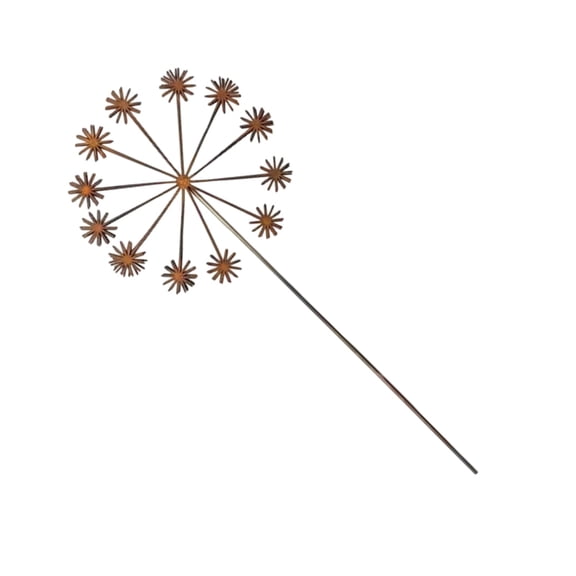 Gieenan Rust Decoration for Garden Stake Metal Flower Garden Decoration Rust Trellis