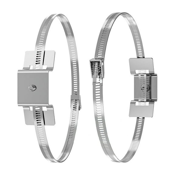 Gieenan Rustproofed Sign Post Mounting Hardware Stainless Steel Poles Mounting Brackets