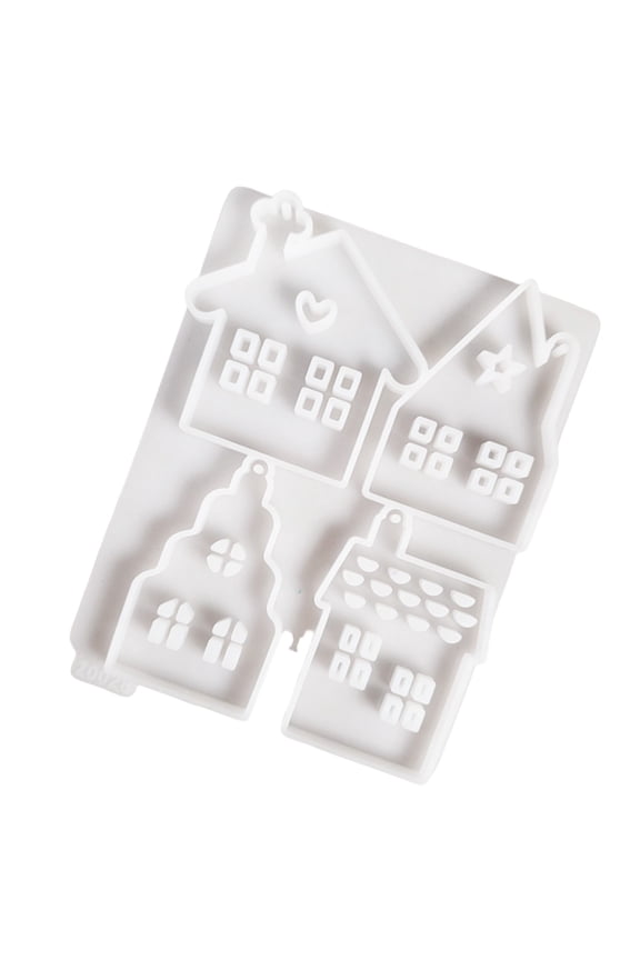 Silicone House Keychain Maker for Craft Enthusiasts Elegant Key Chain Mould