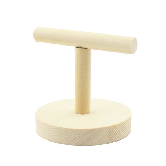 Gieenan Stable Wooden Bird Perch Stand Play Platform for Cockatiels Training Enriching