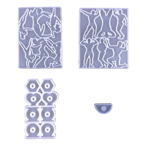 Gieenan Straw Topper Mold for Epoxy Resin,Straws Topper Attachment Mold for Tumblers