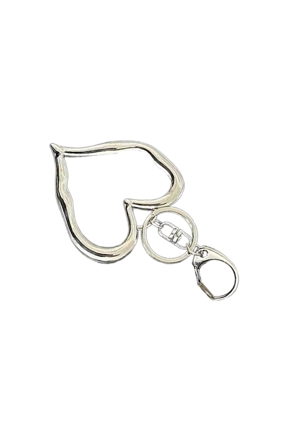 Stylish Love Key Pendant Irregular Hollow Craft Versatile Use Bag Ornament