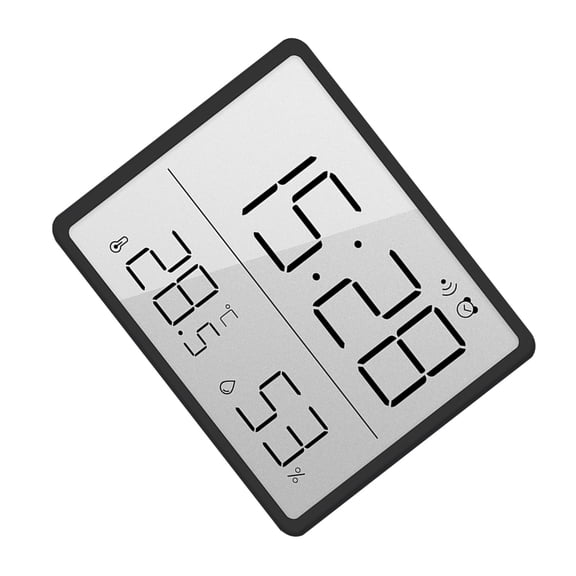 Gieenan Thin Digital Wall Clock Battery Operated,Stylish and Functional Wall Alarm Clock Suitable for Home Offices Bedroom