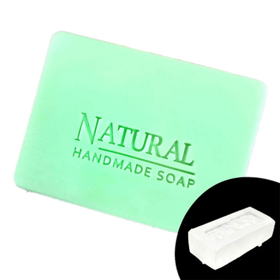 Gieenan Transparent Soap Imprint Stamp Handmade Soap Words Acrylic Soap Chapter Stamp