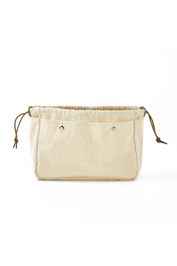 Travel Canvas Makeup Bag Portable Cosmetic Toiletry Organizer Drawstring Pouch