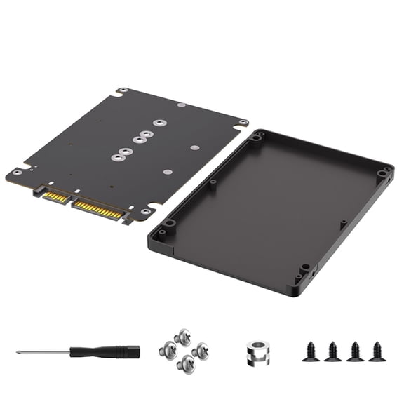 Gieenan Two Interfaces M.2 NGFF and mSATA to SATA3.0 Adapter Converters for Computer Office Use
