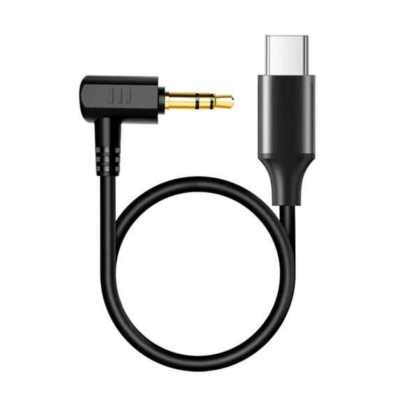 Gieenan Type-C to 3.5mm Adapter Cable Power Cord Wire for Action 2 3 4/Rode Microphones