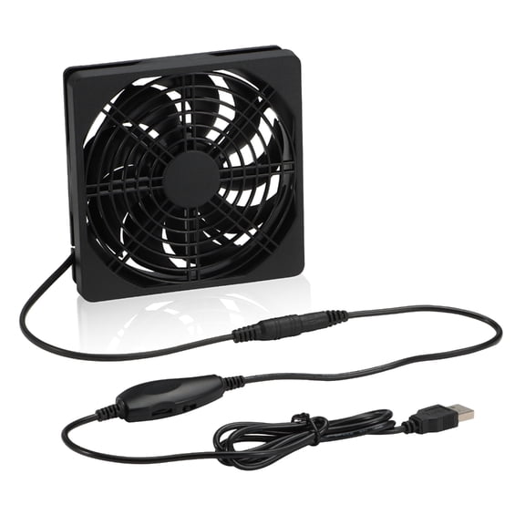 Gieenan USB Speed Control Cooling Fan 12cm 5V 0.2A 2000RPM for Workstations and Servers
