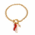 thumbnail image 1 of Gieenan Unique Stainless Steel Bracelet Featuring Glossy Pearls Pendant for Gatherings, 1 of 10